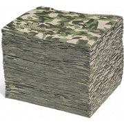 Sorbent Pad, 17 gal, 15 in x 19 in, Universal, Camouflage, Polypropylene