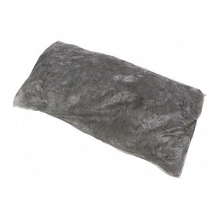 Sorbent Pillow, 23 gal, 8 in x 18 in, Universal, Gray, 20 PK
