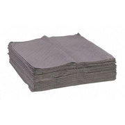 Sorbent Pad, 45 gal, 30 in x 30 in, Universal, Gray, 50 PK