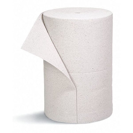 Sorbent Roll, 69 gal, 30 in x 150 ft, Universal, Gray, Cellulose