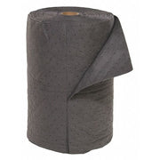 Sorbent Roll, 39 gal, 24 in x 150 ft, Universal, Gray, Polypropylene