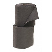 Sorbent Roll, 39 gal, 15 in x 150 ft, Universal, Gray, Polypropylene