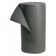 Sorbent Roll, 54 gal, 3 ft x 150 ft, Universal, Gray, Polyester