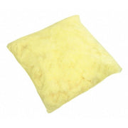 Sorbent Pillow, 29 gal, 18 in x 18 in, Harsh Chemicals, Yellow, 10 PK