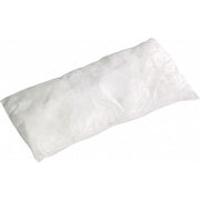 Sorbent Pillow, 23 gal, 8 in x 18 in, Oil, White, 20 PK