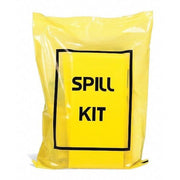 Spill Kit, 9 gal Volume Absorbed per Kit, Not Applicable Capacity, Bag, Yellow, 16