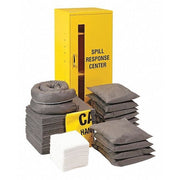 Spill Kit, 23 gal Volume Absorbed per Kit, Wall Cabinet, Yellow, 151