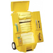 Spill Kit, 28 gal Volume Absorbed per Kit, Not Applicable Capacity, Cart, Yellow, 28