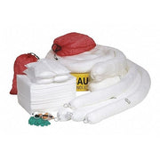 Spill Kit Refill, 124 gal Volume Absorbed per Kit, Box, Yellow, 131