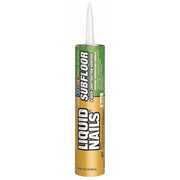 Floor Adhesive, Subfloor & Deck Series, White, 10 oz, Cartridge