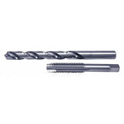 2PC 1 Each 27/64 & 1/2-13UNC HSS Jobber Drill and Spiral Point Plug Tap Set Cle-Line 1860 Bright