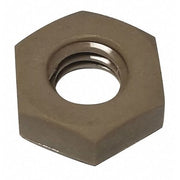 Hex Nut, M8-1.25, Peek, Not Graded, Plain, 10 PK