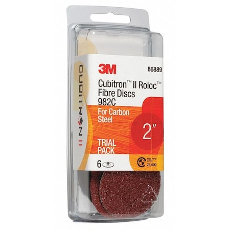 Quick Change Disc,Coated,4"dia.