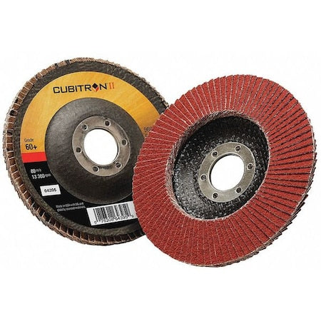 Flap Disc,Type 29,4-1/2" dia.,60 Grit
