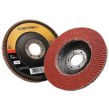 Flap Disc,Type 29,5" dia.,80 Grit