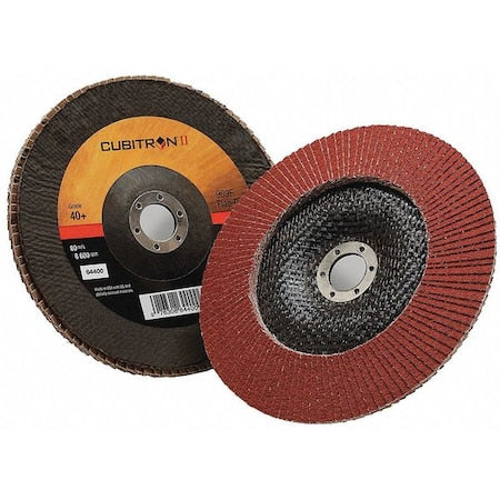 Flap Disc,Type 29,7" dia.,40 Grit