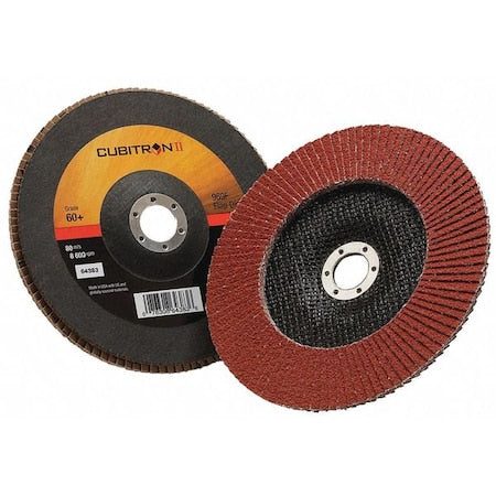 Flap Disc,Type 27,7" dia.,60 Grit
