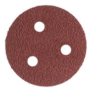 Hook-and-Loop Sanding Disc, 3" Dia, 3 Hole, Precision Shaped Ceramic, 40 Grit, Open Coat Type, 947A