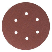 Hook-and-Loop Sanding Disc, 6" Dia, 6 Hole, Precision Shaped Ceramic, 40 Grit, Open Coat Type, 947A