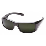 EMERGE(R), Safety Glasses, Anti-Scratch, Dark Gray Lens, Black Frame, Full-Frame