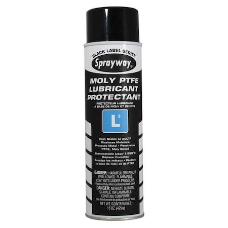 Lubricant, 20 oz., Aerosol Can, Petroleum Distillates, White