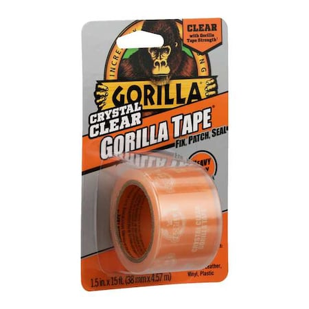 Duct Tape,Clear,5 yd.,1-1/2 in. W