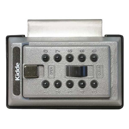 Lock Box,Titanium,Push Button,5 Keys