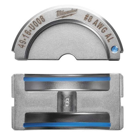 EXACT No. 8 Aluminum 12T U-Style Die
