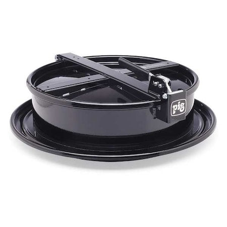 Drum Funnel,Steel,6-3/4 in. H,Black