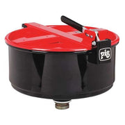 Drum Funnel,Steel,13-9/32 in. H,Red
