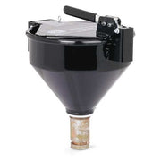 Drum Funnel,Steel,15 in. H,Black