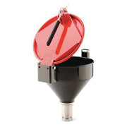 Drum Funnel,Steel,15 in. H,Red