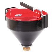 Drum Funnel,Steel,13 in. H,Red