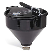 Drum Funnel,Steel,13 in. H,Black
