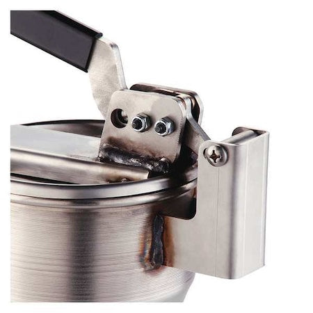 Drum Funnel,Steel,11 in. H,Silver