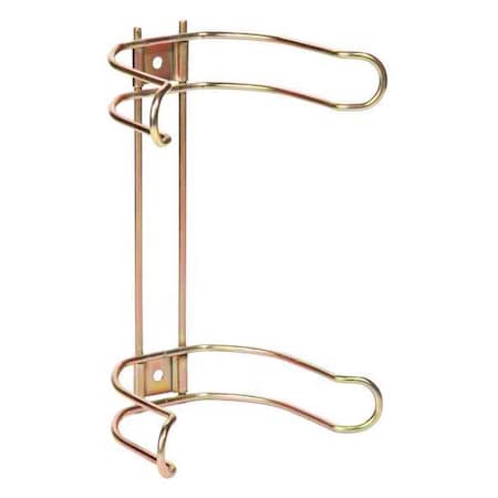 Wall Mounting Bracket,6 in. W,Gold,Steel