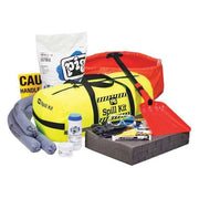 Spill Kit, 9 gal Volume Absorbed per Kit, Not Applicable Capacity, Bag, Yellow, 51