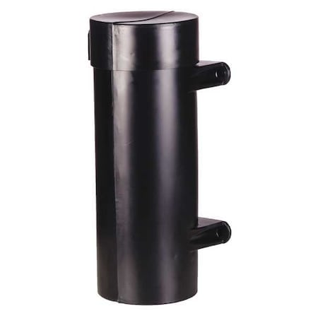 Empty Truck Mount Container,13in.W,Black