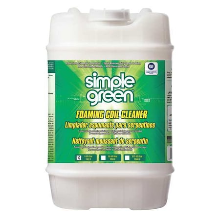 Condenser or Evaporator Cleaner,5 gal.