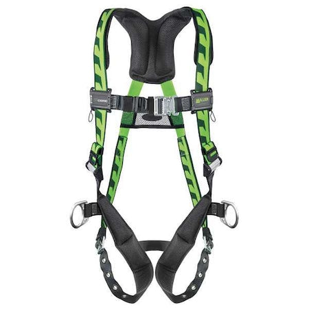 AirCore(TM) Full Body Harness, L/XL, 400 lb., Quick-Connect Chest/ Tongue Leg Straps