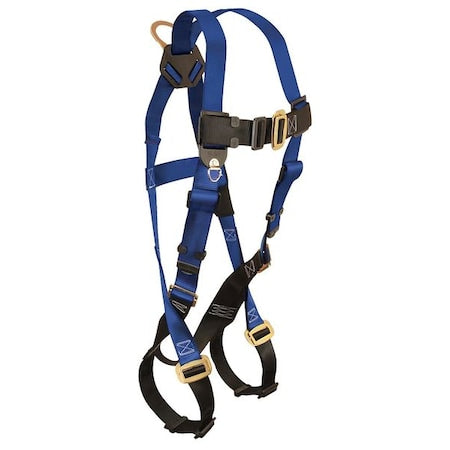 Condor Full Body Harness, XL/2XL, 425 lb., Mating Chest/ Mating Leg Straps, Back D-Ring