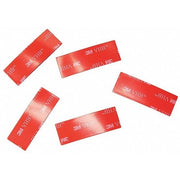 Double-Sided Foam Tape, 3/4 in W, 4 in L, 1/32 in, Acrylic Foam, Double-Sided, 5 PK