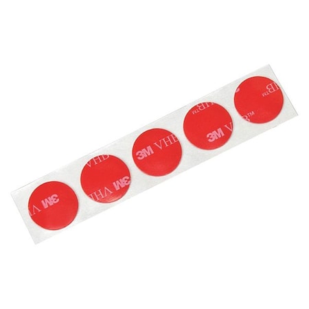 Foam Tape, Transparent, Disc, PK5
