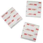 Foam Tape, White, Square, PK250