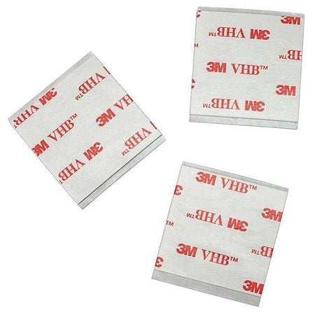 Double-Sided Foam Tape, 1 1/2 in W, 1 1/2 in L, 1/32 in, Acrylic Foam, Double-Sided, 100 PK