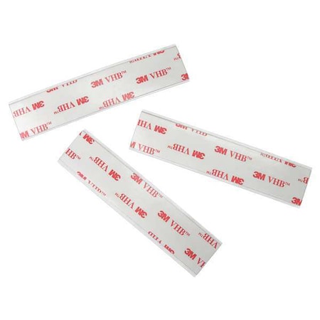 Foam Tape, White, Strip, PK100