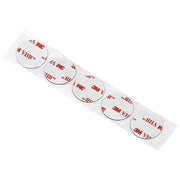 Foam Tape, White, Disc, PK5