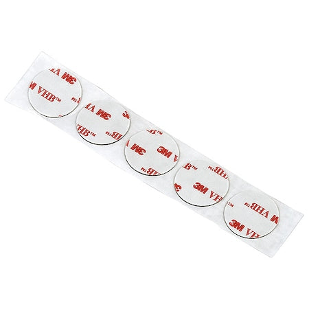 Foam Tape, White, Disc, PK5
