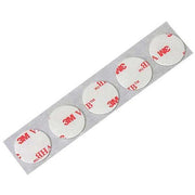 Foam Tape, White, Disc, PK5