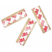 Film Tape, 3/4 in W, 4 in L, 8.3 mil, Polyester Film, Double-Sided, 5 PK